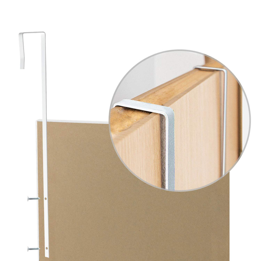 Over The Door Mirror Wall Mirror Dressing Make Up Full Length Hanging Door Mirror Polystyrene Frame and More(White