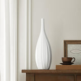 20.6" Modern Ceramic Table Lamp, Fully Dimmable Modern Bedside Lamps and Nightstand, White Translucent Ceramic Shade