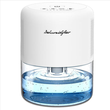 Dehumidifier for Home Small Quiet Dehumidifiers for 44OZ Water Tank Auto Defrost and Shutoff 10 Colors Light 4 Timer
