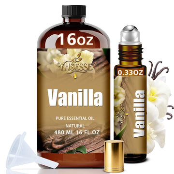 Vanilla Essential Oil for Diffuser Yoga, Vanilla Oil - 16.33 fl oz