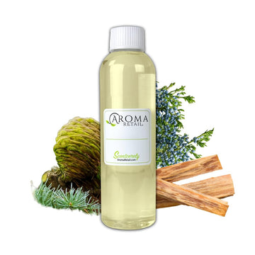 Cedar Seduction 4 oz Fragrance Refill for Oil Diffuser with Red Cedarwood, Charred Woods, Sandalwood, & More Notes
