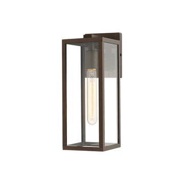 Outdoor Wall Lantern, 13.4 Inch Tall Wall Sconce Light, Anti-Rust Modern Outside Lamp Light, Outside Patio Lighting