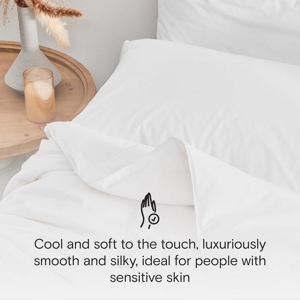 All Season Cooling Comforter, 100% Viscose Derived from Bamboo, Breathable, Lightweight, Soft