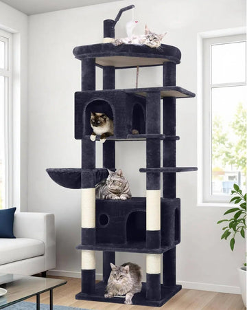 Cat Tree for Large Adult Cats, Heavy Duty Indoor Cat Tower