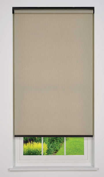 Cordless Sierra Light Filtering Roller Shade, Taupe (Arrives 1/4" Narrower)