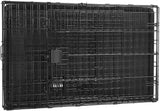 Portable, Easy to Assemble, Foldable Metal Wire Dog Crate with Removable Tray, Double Door, Divider Panel, Handle