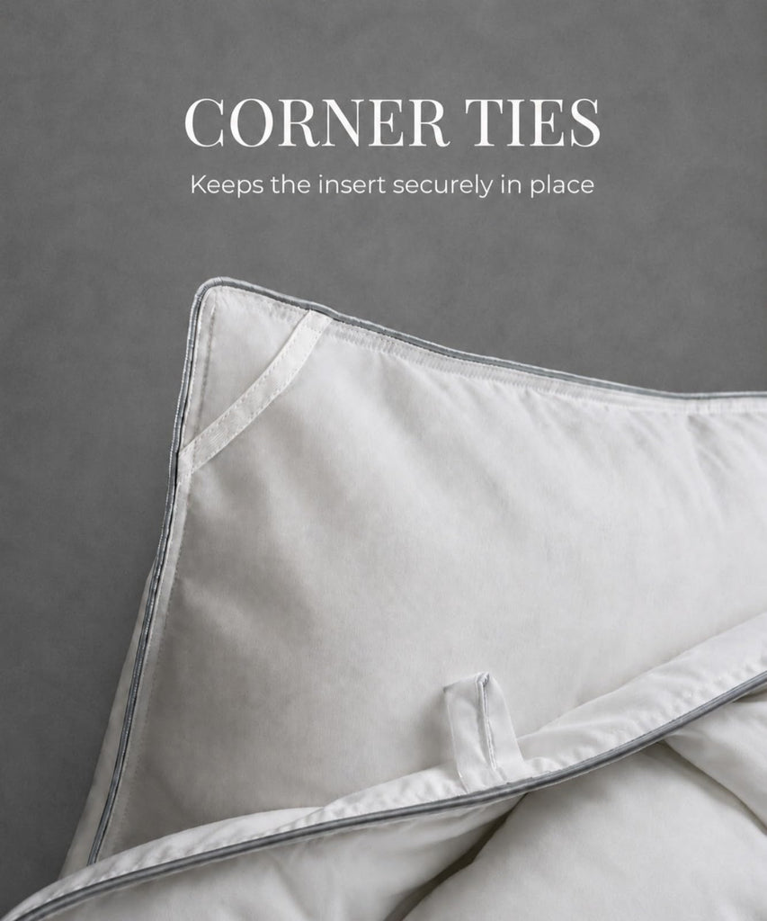 Goose Feather Down Fiber Comforter 100% Cotton Shell King Size Duvet Insert
