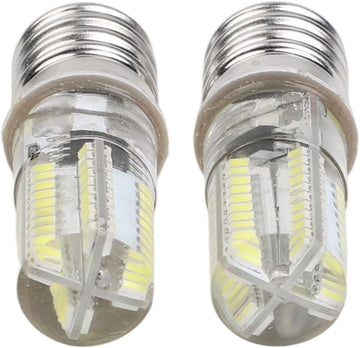 Microwave Light Bulb E17 Base 2 Pack Dimmable LED 6000K Natural White for Oven Stove Refrigerator Lamp