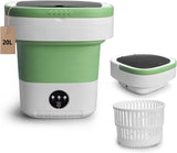 Portable Washing Machine, 20L Foldable Mini Washer and Dryer with 3 Modes Deep Cleaning, Upgraded Small Collapsible