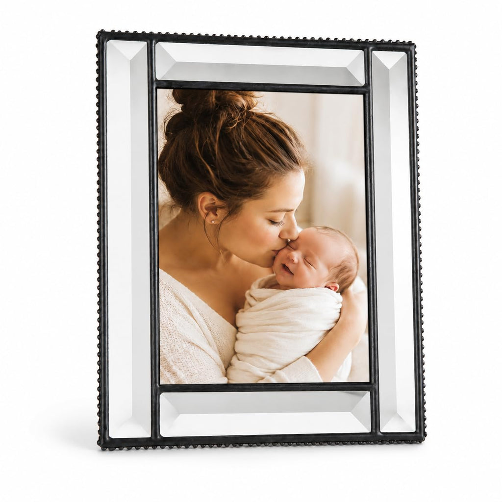 J Devlin Beveled Glass Picture Frame, 5x7 Horizontal, Vertical, Clear
