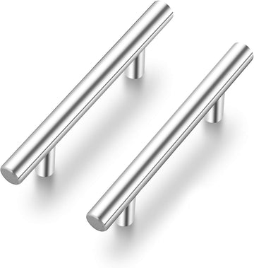 30 Pack |6'' Cabinet Pulls Brushed Nickel Stainless Steel Kitchen Cupboard Handles Cabinet Handles 6”Length, 3.75” Hole