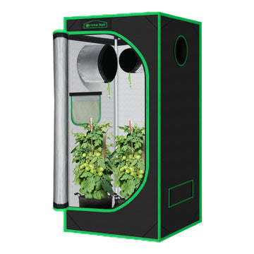 3x3 Grow Tent 32"x32"x63", High Reflective Mylar Growing Tent