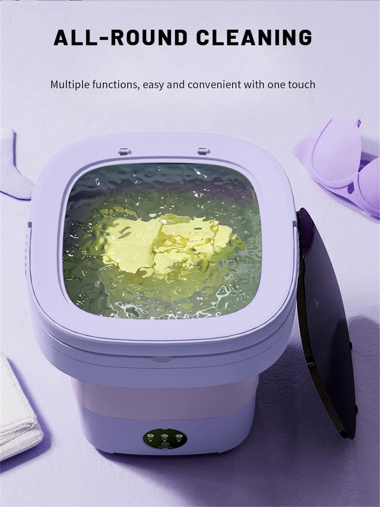 Portable Washing Machine, Mini Washer,20L Upgraded Large Capacity Foldable Washer.Deep Cleaning of Underwear, Baby