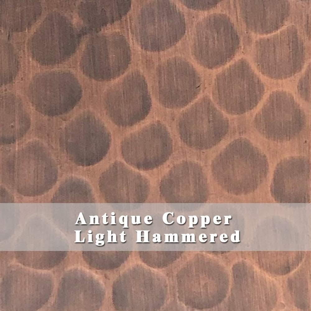 36 Inch Copper Range Hood Insert 4 Speed LED Lights, Baffle Filters