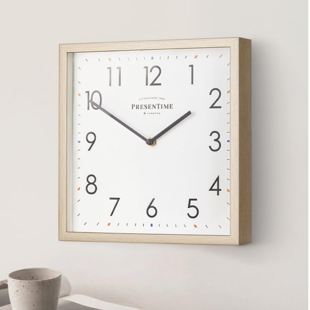 11" Retro Square Clock