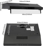 48 Inch Copper Island Mount Range Hood 610 CFM LED Lights Dishwasher-Safe Baffle Filters