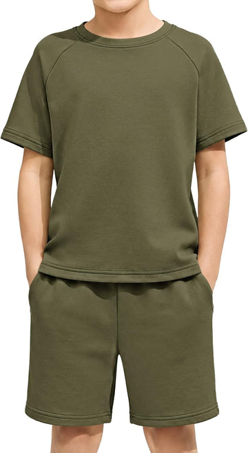 Boys Short Sets 2 Piece Summer Outfits Matching Set