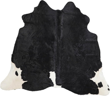 Black & White Brazilian Cowhide Rug - Genuine Leather - Large Area Rugs - Luxury Design - Exact Rugs Shown (Rug 1)