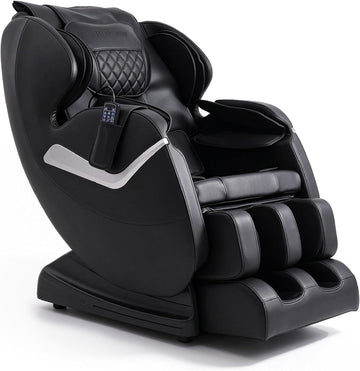 Massage Chair Full Body, Zero Gravity Shiatsu Massage Chairs with 8-Point Fixed Nodes, Waist Heating, Foot Massage