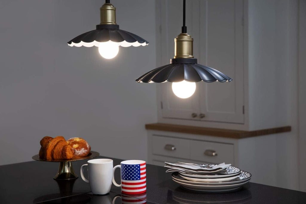 G25 Globe Décor LED Light Bulb, 60W Equivalent Efficient 5W, 10 Year, Non-Dimmable, 500 Lumens, 2700K, Soft White