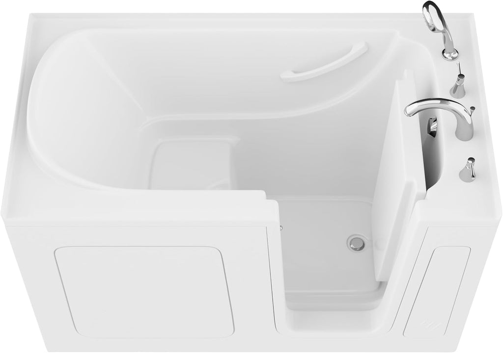 Tubs Series Wide Opening Door Right Drain Quick Fill Walk-In Soaking Tub in White Finish 32 in. x 60 in. | AMZ3260RWS