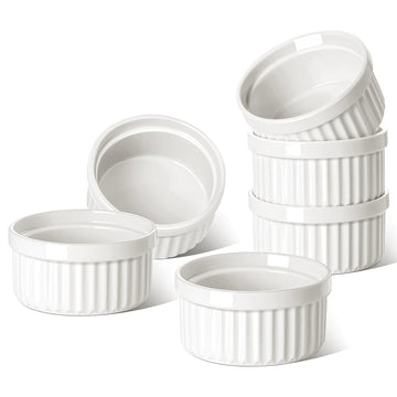 6 OZ, Set of 6, White