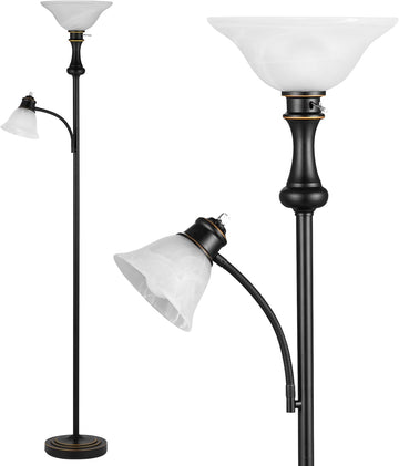 71'' Floor Lamps, Tall Floor Lamp with Adjustable Angle Arc Reading lamp