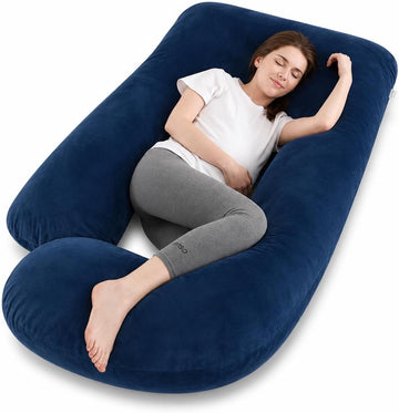 Pregnancy Pillow for Sleeping, 57 Inch U-Shaped Full Body Maternity Pillow, Pregnancy Pillow for Side Sleepers