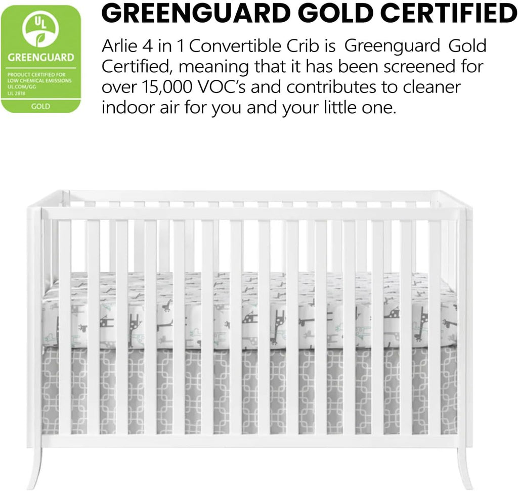 4 in 1 Convertible Island Crib White
