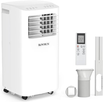 10000 BTU Portable Air Conditioner & Heater Combo with Remote Control, 4-in-1 Room AC Unit with Heat