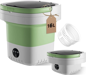 Portable Washing Machine, 16L Mini Washer Washer,3 Cleaning Modes Suitable For Home Apartments Dormitories, Hotels