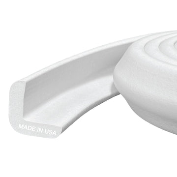 Proof Edge Guards for Safety | Made in The USA | 6 Feet | Off White | Edge Protectors for Furniture, Tables