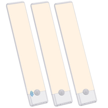 Motion Sensor Under Cabinet Lights, 3-Pack, Neutral White, 12 inch