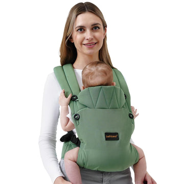 Carrier Newborn to Toddler 7-45 lbs with Natural Material, Ergonomic Design,Versatile and Adjustable,Hands Free