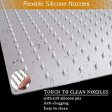 High Pressure Rain Shower Head, 304 Stainless Steel Large Rainfall Showerhead for Bathroom, Easy to Install