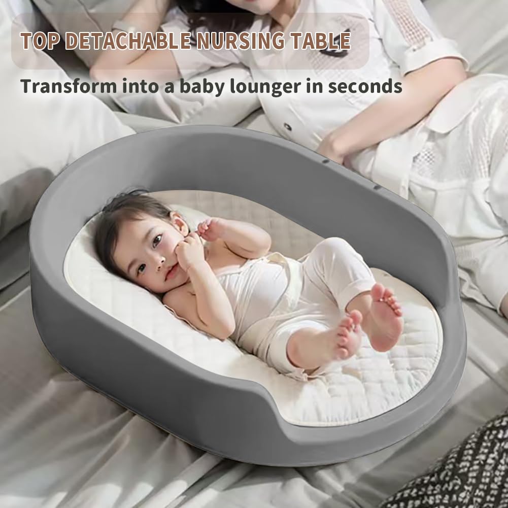Diaper Changing Station, Portable Changing Table for Baby, Diaper Changing Table with Storage Drawers, Waterproof