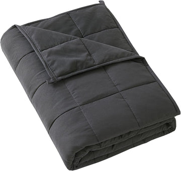 Soft Weighted Blanket, Dark Grey, 48 * 72 10LBS