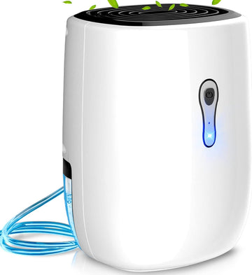 Dehumidifiers for Home 27oz(800ml) Small Auto Shut off Dehumidifiers with Drain Hose