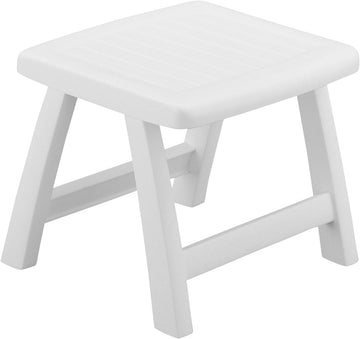 Roma Patio Ottoman in White