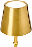 LED Cordless Gold Bamboo Table Lamp in Gift Box, 14.5-Inch, Iron