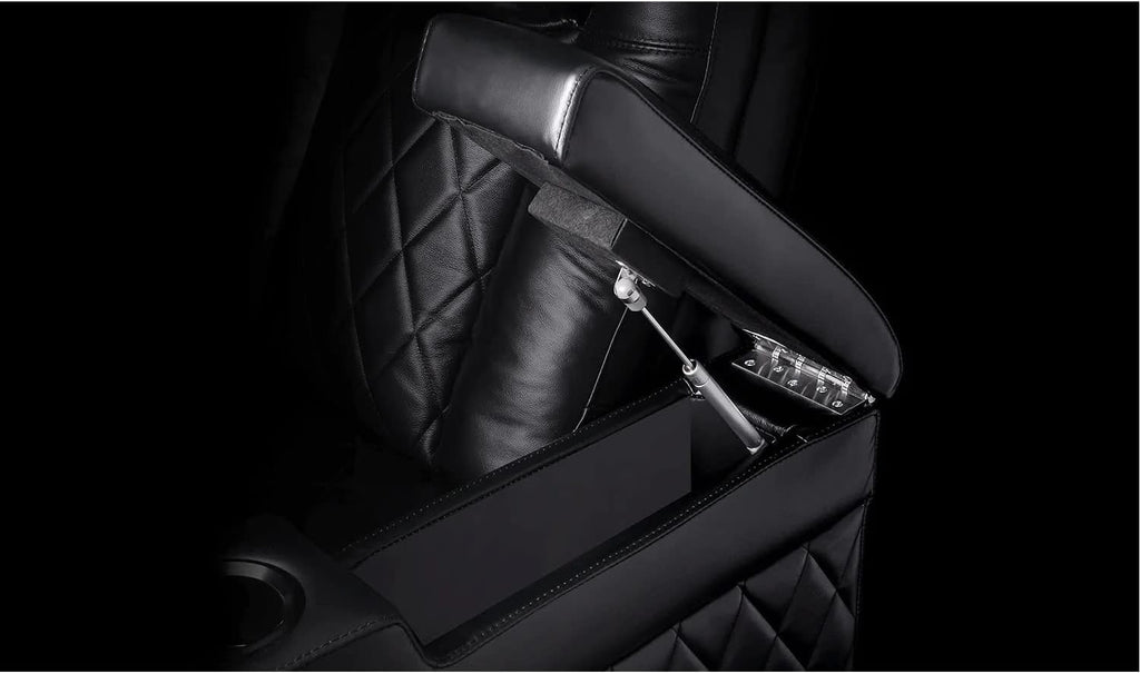 Tuscany XL Big & Tall Theater Seating - 400lb Capacity, Extra 26" Wide Power Recliner with Italian Leather