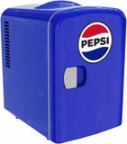 Pepsi 6-can Mini Fridge, BLUE, 4 liters