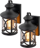 2-Pack Outdoor Wall Lights, Porch Lights, Waterproof Outdoor Wall Sconce