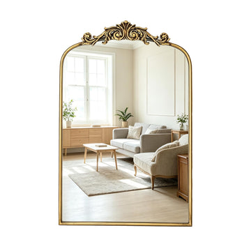 Vintage Mirror Gold Baroque Mirror Antique 16x24 Inches