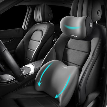 Car Lumbar Support Pillow and Neck Support for Car