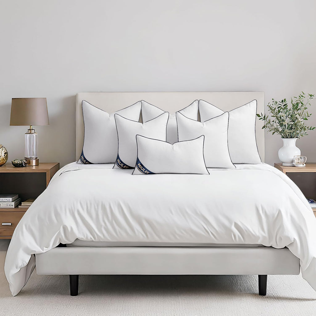 28x28 Euro Pillow Insert, Premium Down Alternative Throw Pillow