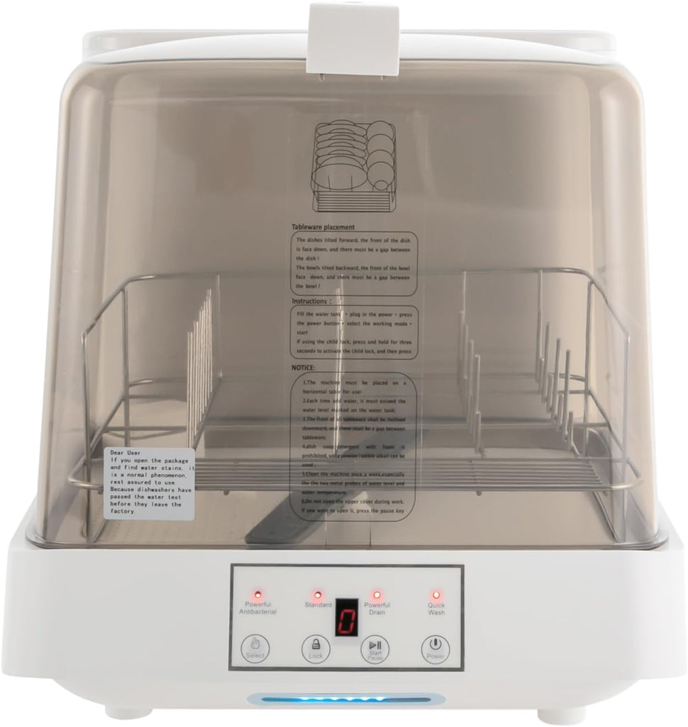 Portable Countertop Dishwashers,Portable Mini Dishwasher Countertop，Countertop Electric Dishes Dishwasher Automatic