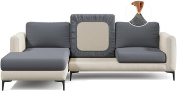 Magic Sofa Cover - Classic Jacquard Sofa Seat Couch Cover - Pet Proof, Easy Install, Stretchy Slipcover - Small