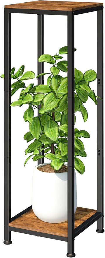 Plant Stand Indoor, 41'' Extra Tall Wood Plant Stands Heavy Duty Pedestal Stand for Indoor Outdoor, Modern Corner