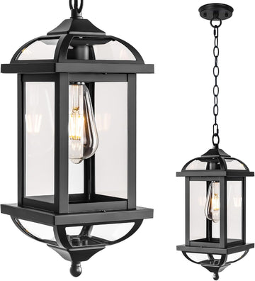 Large Outdoor Pendant Light Fixture Ceiling 16 Inch
